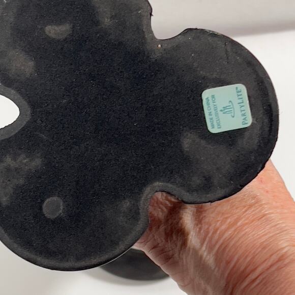 PartyLite Vintage Lotus Mid Century Modern Metal Candle Holder Tealight 10" - Picture 13 of 16